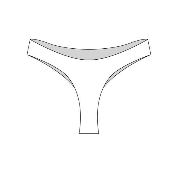 CHEEKY THONG BIKINI BOTTOM